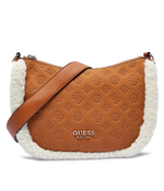 Сумка хобо DAVIKA shearling Guess - коричневый(HWPG94 97020)