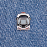 Значок трамвай Витязь-М 71-931 серый