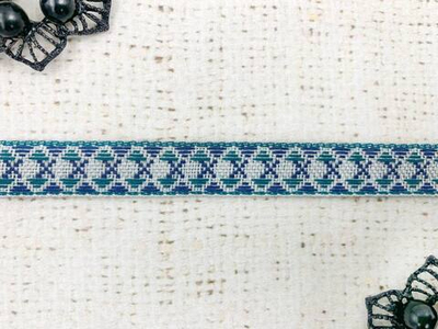 Тесьма жаккард, ш. 1,3 см.