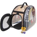 Сумка - переноска для животных «Малыш Айки», цвет как на фото, 42*28*32/до13кг (пакет и лейбл)