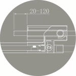 Душевой уголок Cezares Slider 99х105 SLIDER-AH-1-100-100/110-C-CR стекло прозрачное/профиль хром