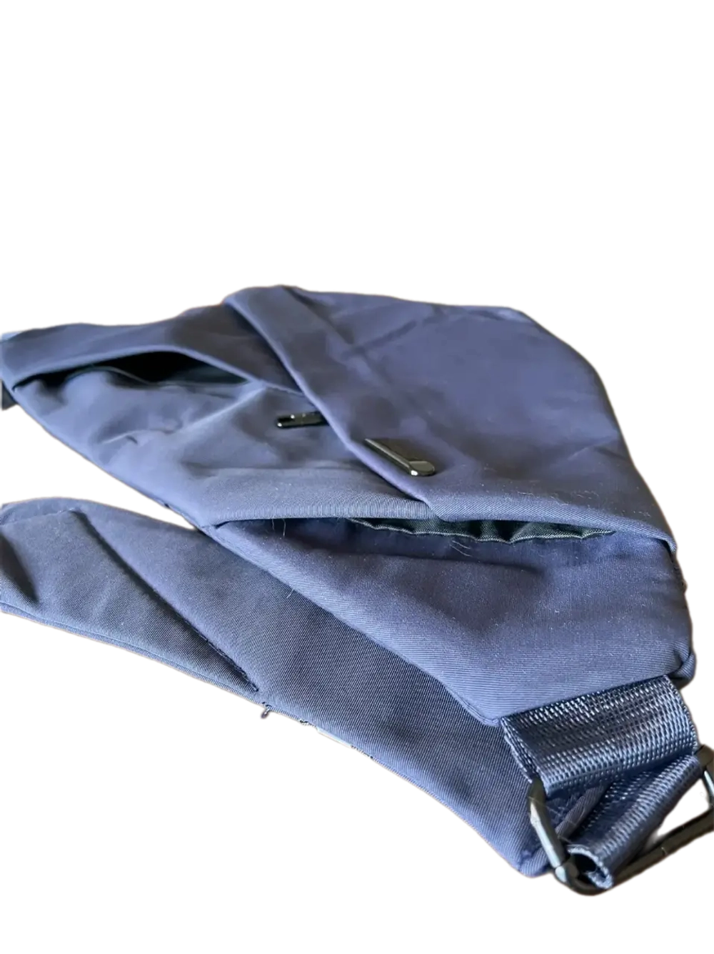 Сумка через плечо текстильная QOZA, синяя