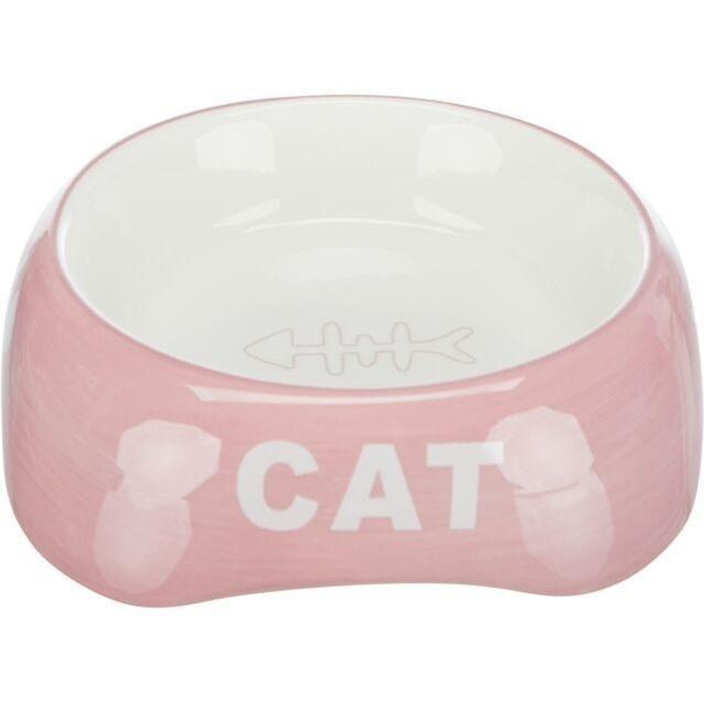 Миска для собак и кошек Trixie Рыбья кость, размер 13см.
