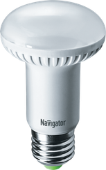 Лампа светодиодная Navigator R63 220V Е27 8W 4000K 21021