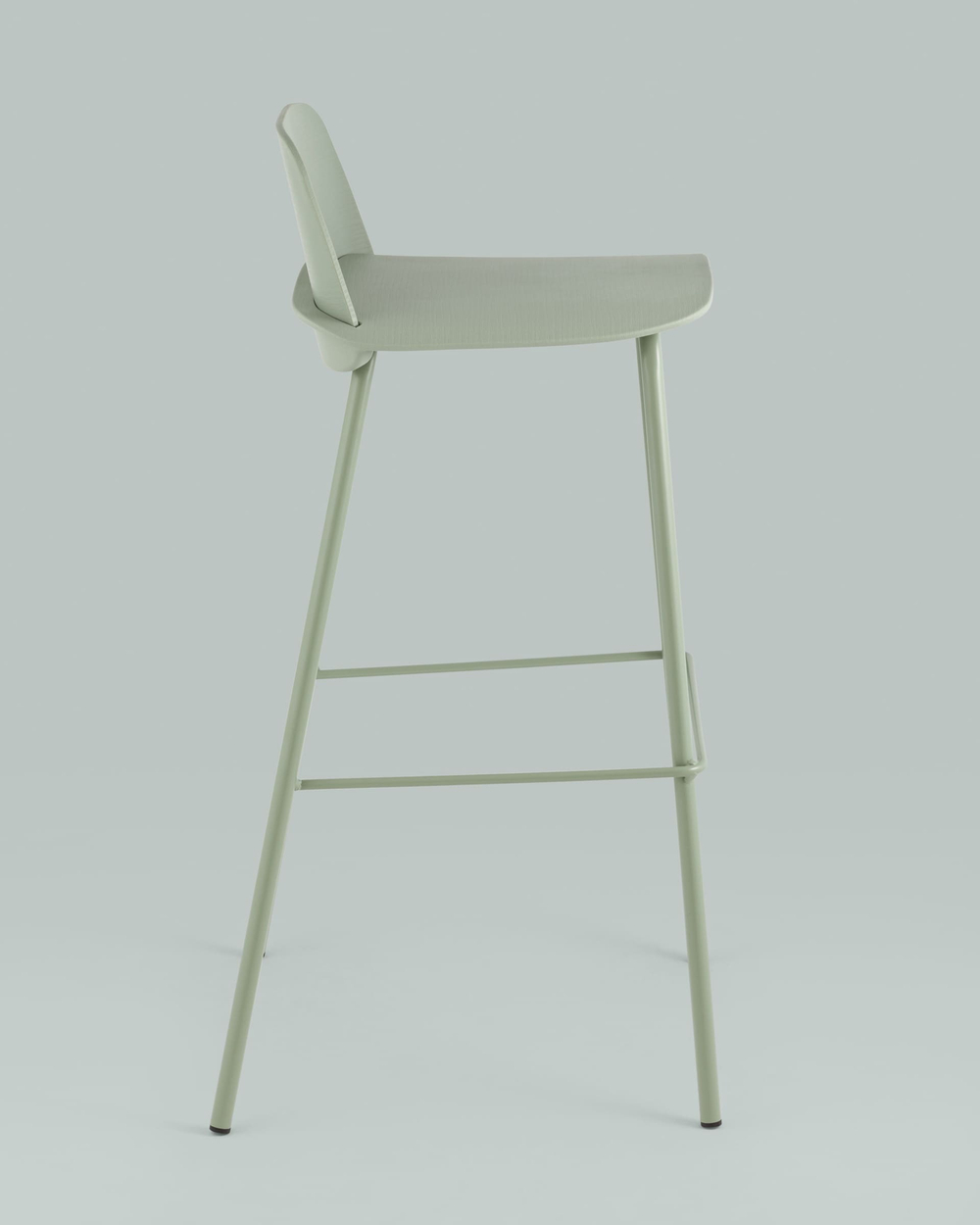 Стул барный Mist серо-зеленый 4 шт