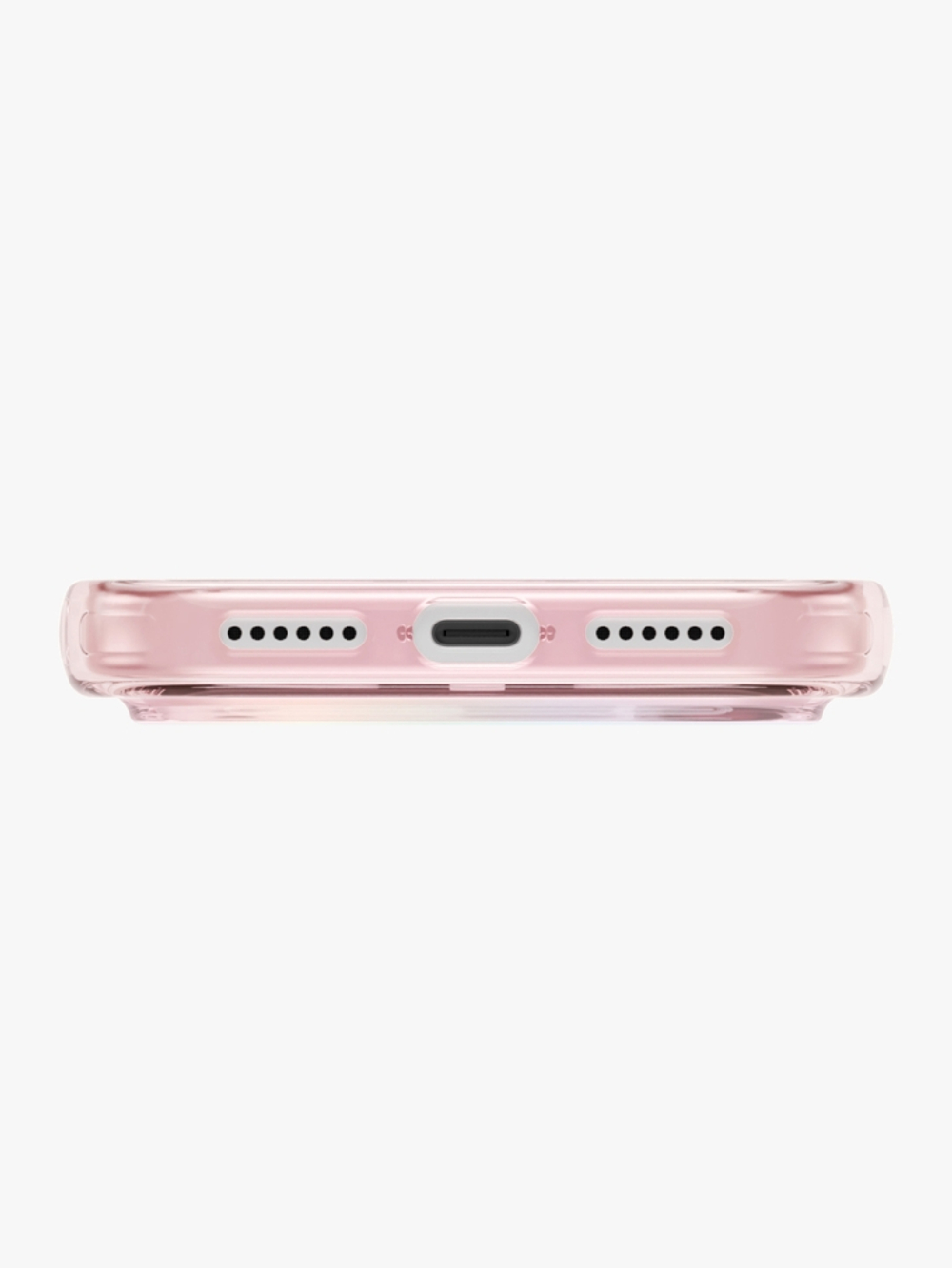 Uniq для iPhone 17 Pro чехол Iridescia (holographic) Pink Prism (Magsafe)