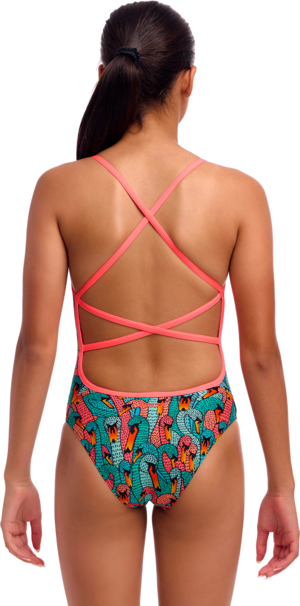 Купальник FUNKITA Girl's Swan See Swan (Strapped In)