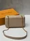 Сумка Louis Vuitton Lockme Chain East West бежевый