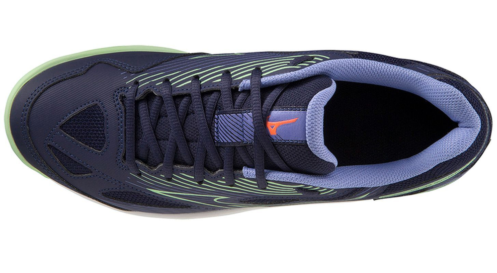 Мужские кроссовки для бадминтона/сквоша Mizuno Cyclone Speed 4 - eveblue/techgreen/iolite