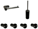 Крючок Gessi 316, настенный, Ø28х45 мм, цвет Black Metal Brushed PVD