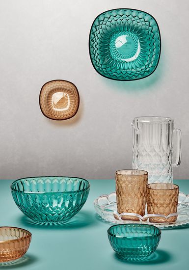 Чаша vanity, D21 см, бирюзовая