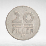 Hungary, 20 Fillér, 1969, F