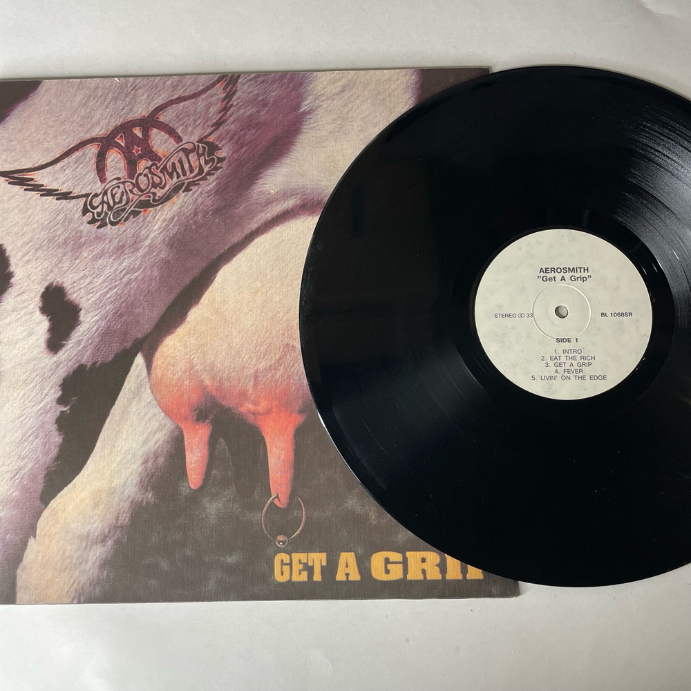 Винтажная виниловая пластинка LP Aerosmith Get A Grip (Россия 1994)