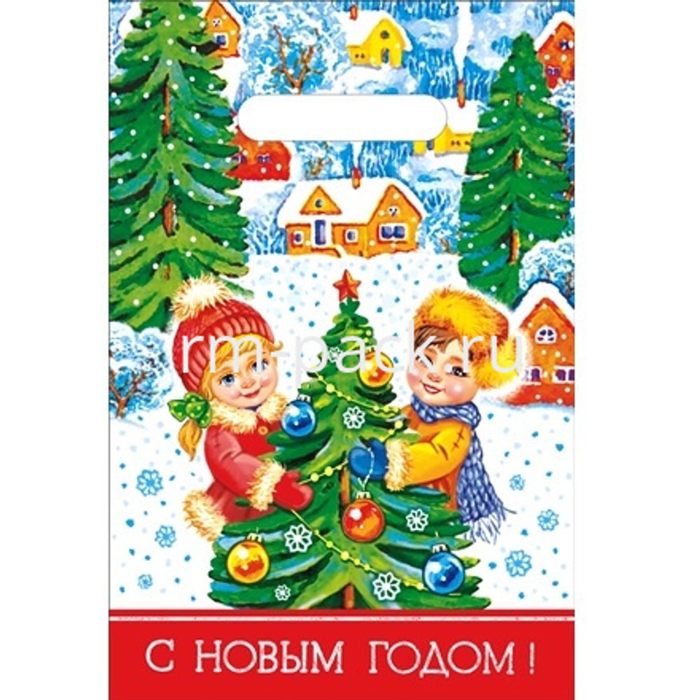 Пакет ВУР 20*30см 30мкм	 НГ Зимние забавы/1 шт