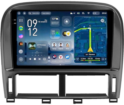 Магнитола для Lexus LS430 XF30, Toyota Celsior 2000-2006 (ШГУ цветной) - Teyes CC4-PRO монитор 9.5" 2K QLED на Android 13, Snapdragon 778G, AI, CarPlay, DSP, 4G SIM-слот