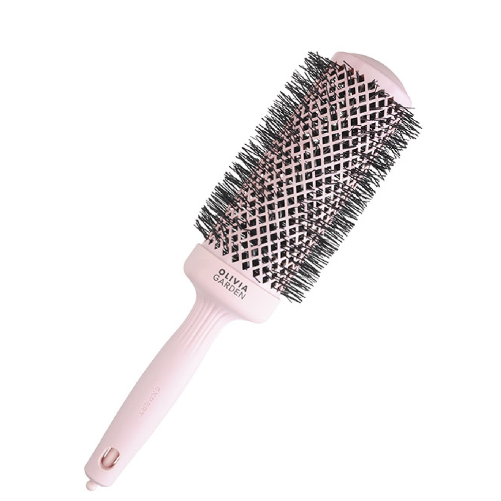 Olivia Garden Expert Blowout Speed Wavy Bristles Pastel Pink d.55 мм