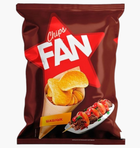 ЧИПСЫ FAN КАРТОФЕЛЬНЫЕ ШАШЛЫК 250Г