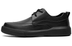 Jeep Casual Leather Shoes Men"s Low top Black