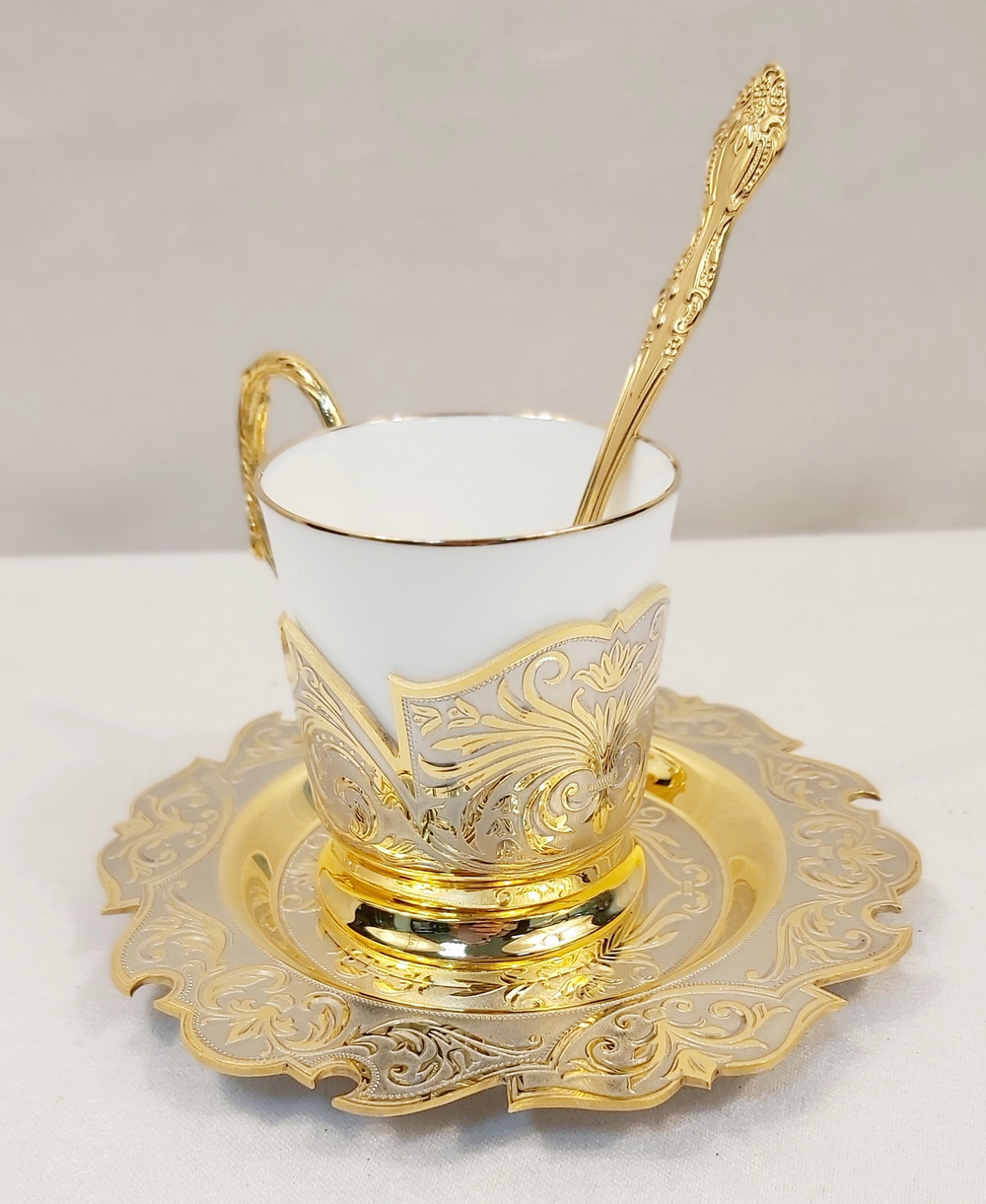 Кофейный набор "Узорный"-3 (Златоуст)