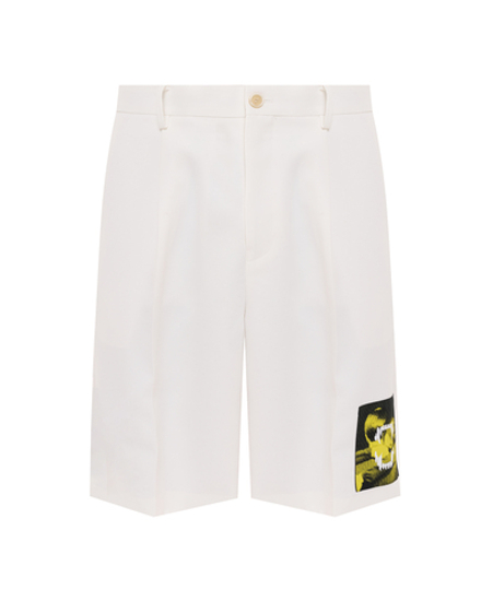 UNDERCOVER ШОРТЫ БЕЛЫЕ С НАШИВКАМИ