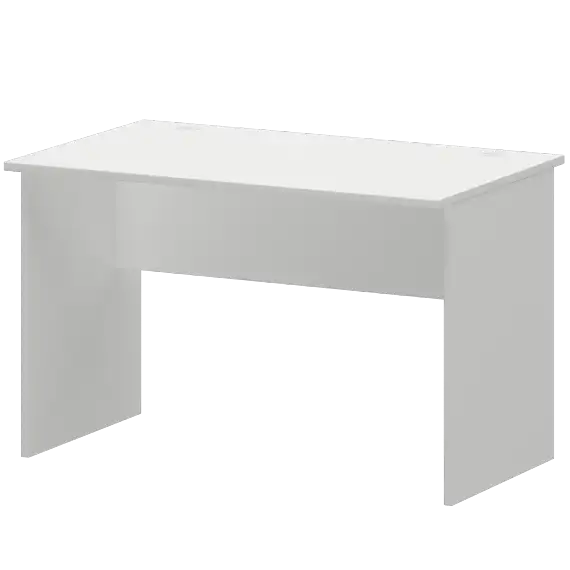 Стол с левым и правым кабель каналом А-002.К Белый 1200x730x760 Арго