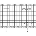 1043463 - VIOK 1,5-3D/PE-EX BU - Клемма для датчиков/исполнительных устройств
