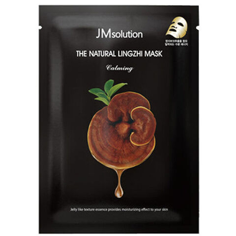Восстанавливающая маска с экстрактом гриба линчжи JMsolution The Natural Lingzhi Mask Calming, 1шт *35мл
