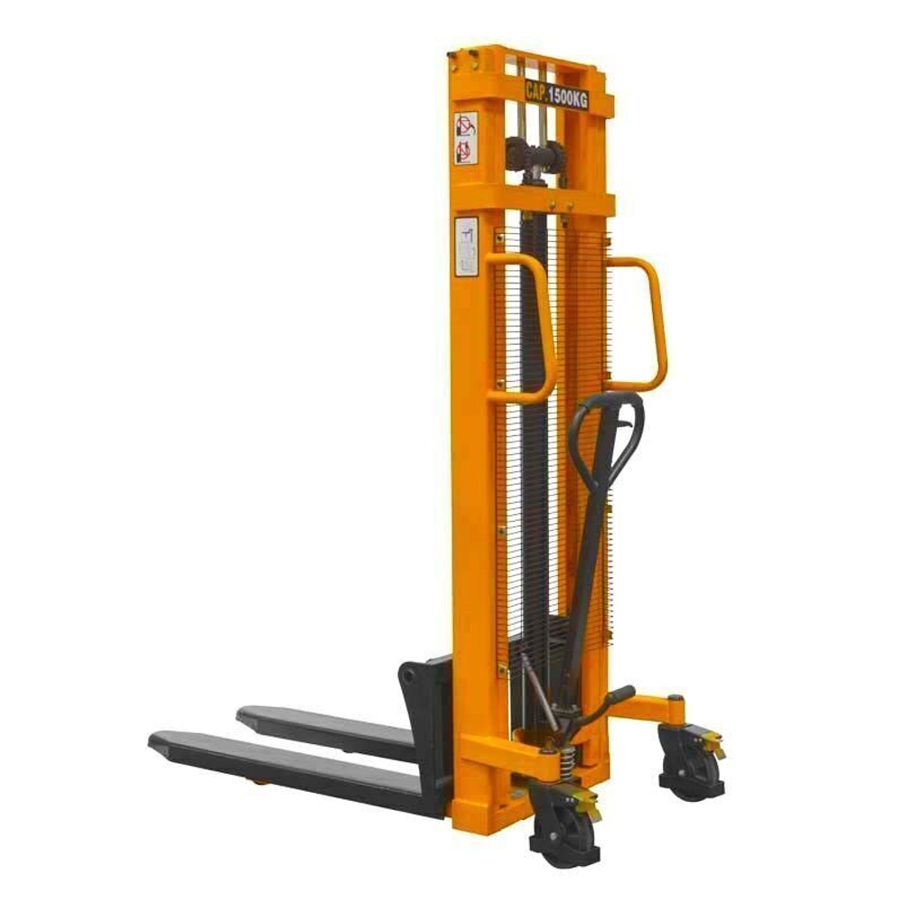 Ручной гидравлический штабелер SDJ 1525 (г/п 1.5 т, 2.5 м, раздвижные вилы 310-830 мм) SMART