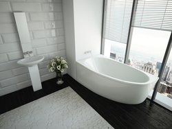 Акриловая ванна Aquatek (Акватек) Дива 170x90 L, с каркасом