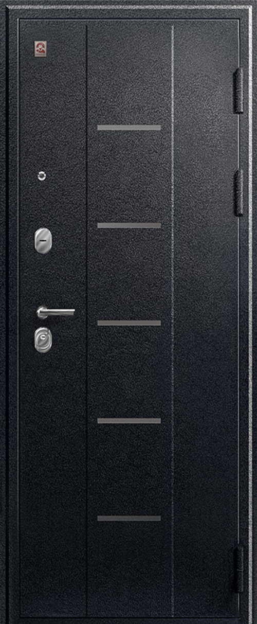 Стальная дверь V-05 Черный муар (2026г)