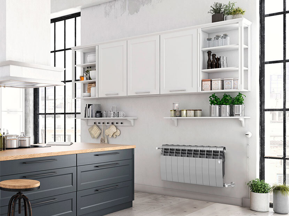 Радиатор Royal Thermo BiLiner 350 /Silver Satin - 6 секц.