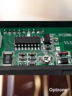 Автомобильный цифровой вольтметр амперметр DC 0-100V 0-10A / Вольтамперметр / OT-INM01