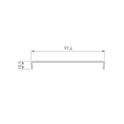 Экран SL-W97-2000 OPAL (Arlight, Пластик) 035648