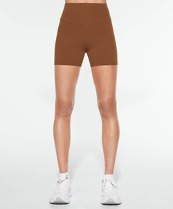 OYSHO Велосипедки Hot Pants Comfortlux с высокой посадкой длиной 10 см, коричневый