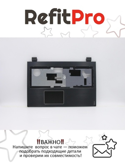 Верхняя панель клавиатуры (топкейс) для ноутбука Lenovo Flex 15 темно серая, с тачпадом (90205102), оригинал