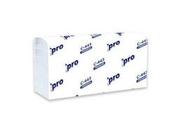 Листовые бумажные полотенца Z- сложения "PROtissue" , Артикул C443, 2 сл. 240*225мм