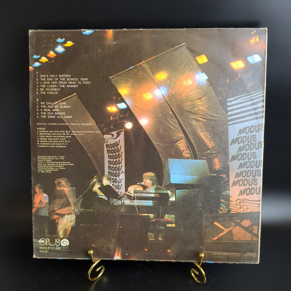 LP Modus - Everybody Plays. Виниловая пластинка 12 дюймов. Czechoslovakia 1986 год