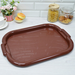 Поднос 36*50см темно-коричневый