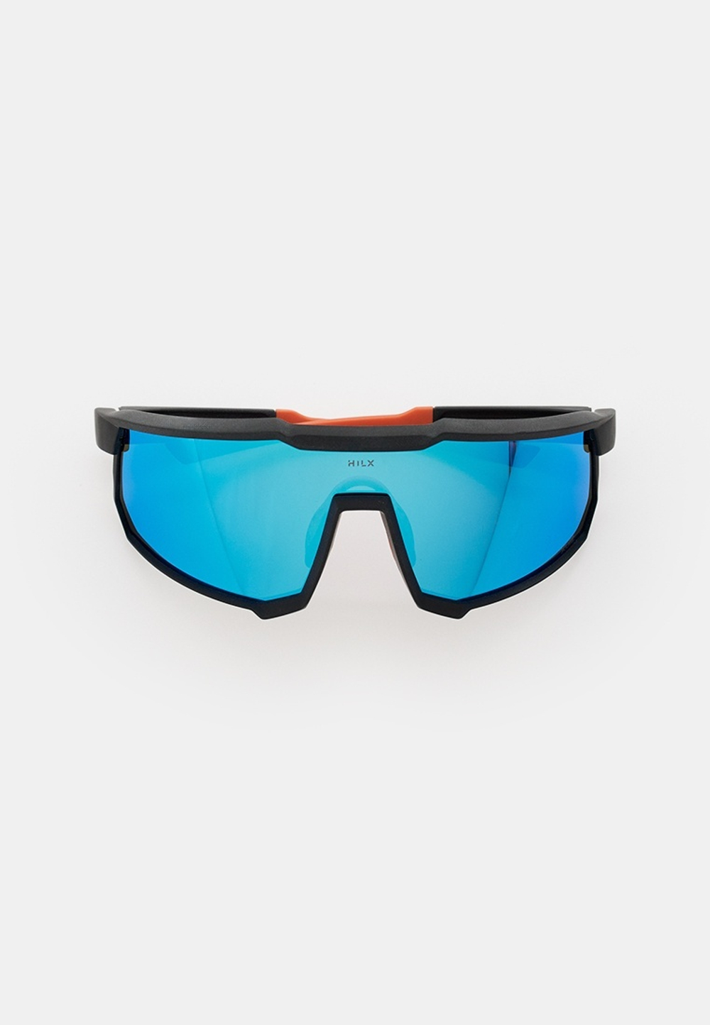 Спортивные очки HILX Big Head / Matt Black Orange / Blue Lens