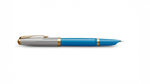 Перьевая ручка Parker 51 Premium Turquoise GT перо; M/F, чернила: Black,Blue, в подарочной упаковке.