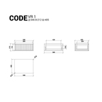 Консоль подвесная CODE VR1 (R)