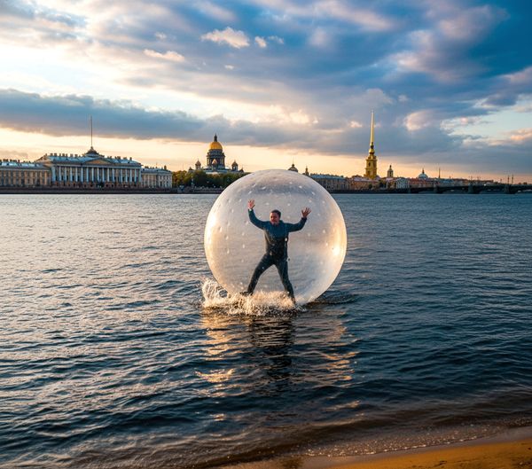 Аквазорб от производителя БатутМастер в Санкт-Петербурге — надежные водные шары для бизнеса и развлечений
