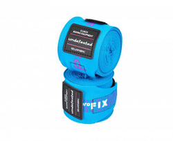 Бинты боксерские Clinch Boxing Hand Wrap Undefeated светло-синие C240