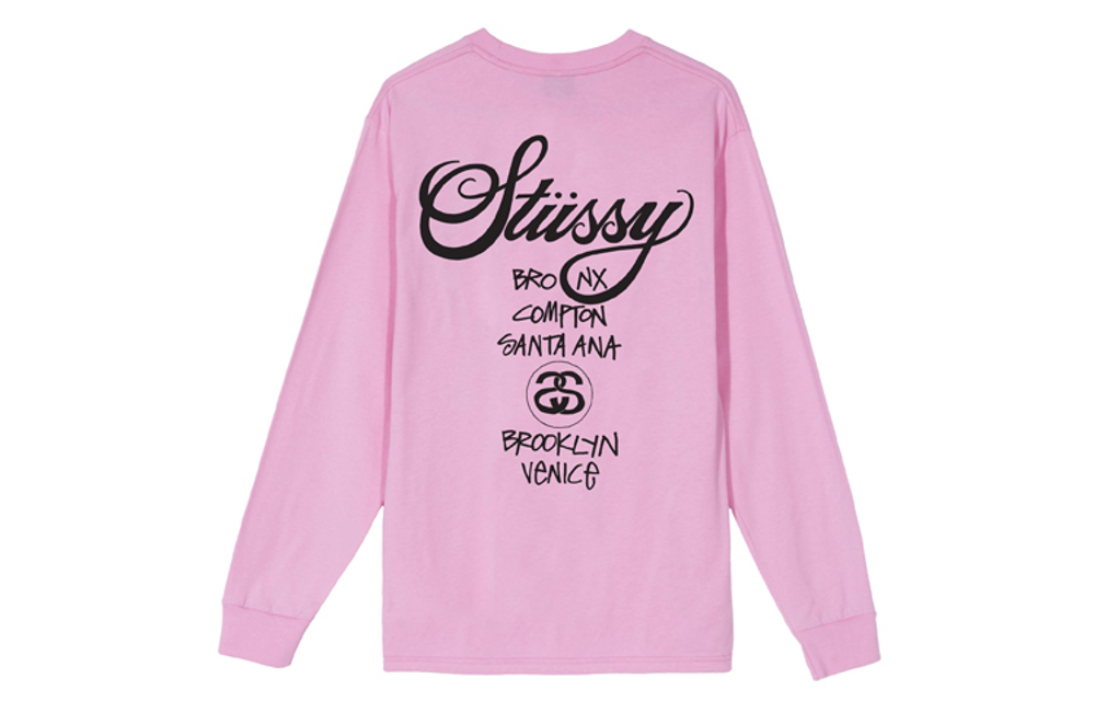 Толстовки Stussy World Tour Ls T, 3993514