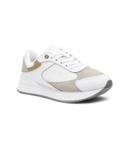 Кроссовки ELEVATED EMBOSSED Tommy Hilfiger - белый(FW0FW07384)