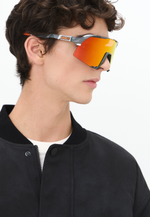 Спортивные очки с диоптриями 100% S3 - Soft Tact Grey Camo - HiPER Red Multilayer Mirror Lens