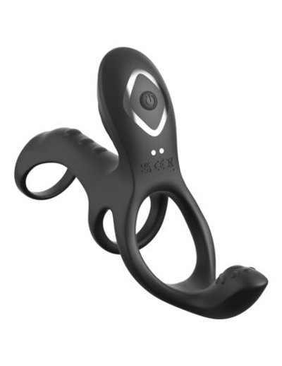 Черная насадка на пенис Ultimate Couples Cage Max (Цвет: черный)