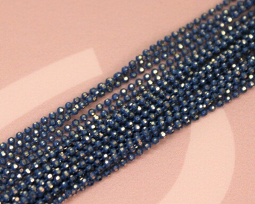 Цепь синяя блеск 2 мм