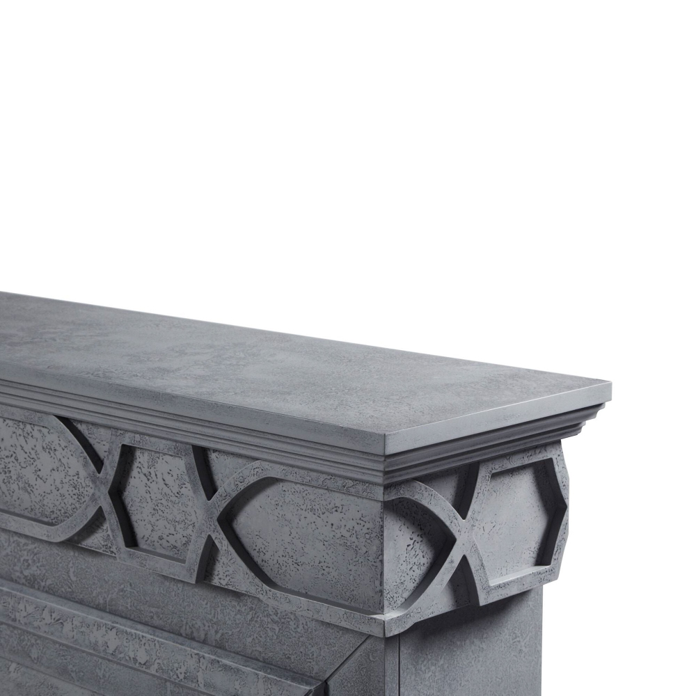 Каминокомплект Firelight: Очаг Classic EFP/P-1020LS, портал Antico Classic серый