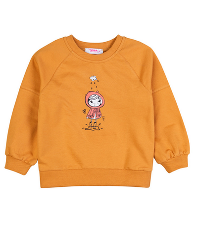 Джемпер д/девочки M1141F-3/6 р.104 охра (Такро)